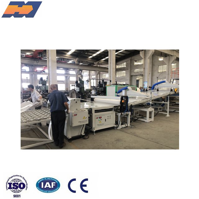 Plastic PE sheet calendar extruder making machine