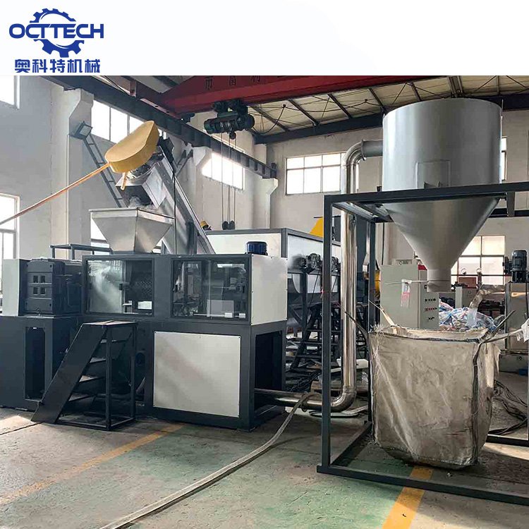 Waste plastic bottle recycling machine for hdpe pp pet bottle barrel bucket pipes