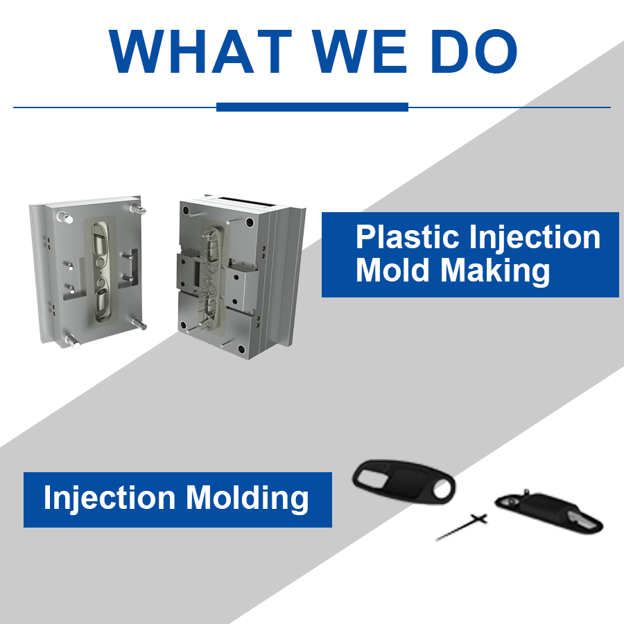 Professional One-Stop Mold OEM ODM Making Custom Pp Abs Pc Hdpe Plastic Injection Parts Plastic Molding Parts