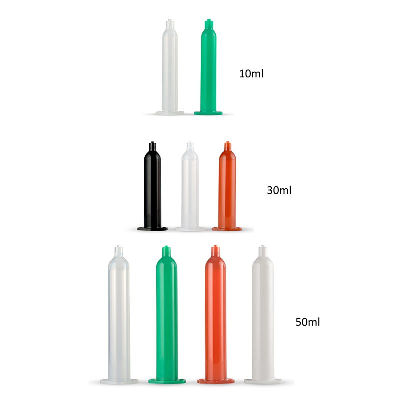 Japanese 50cc glue dispensing barrel disposable 50ml ADHESIVE syringe tube for IE-I desktop automatic glue dispensing machine