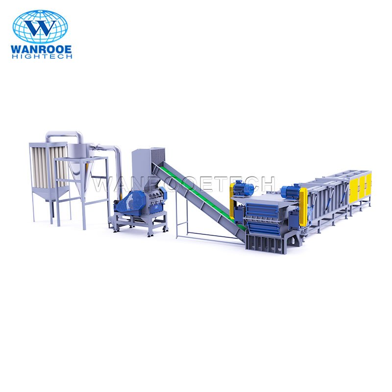 Industrial Plastic PP PE LDPE LLDPE Shredding Machine Large Pipe HDPE Shredder Machine