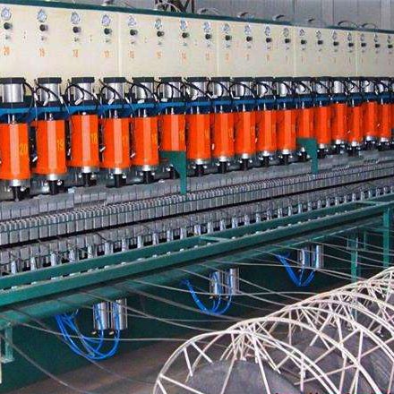 Fiberglass /PP/ PET Geogrid strip extrusion Production line/New automatic geogrid welding equipment