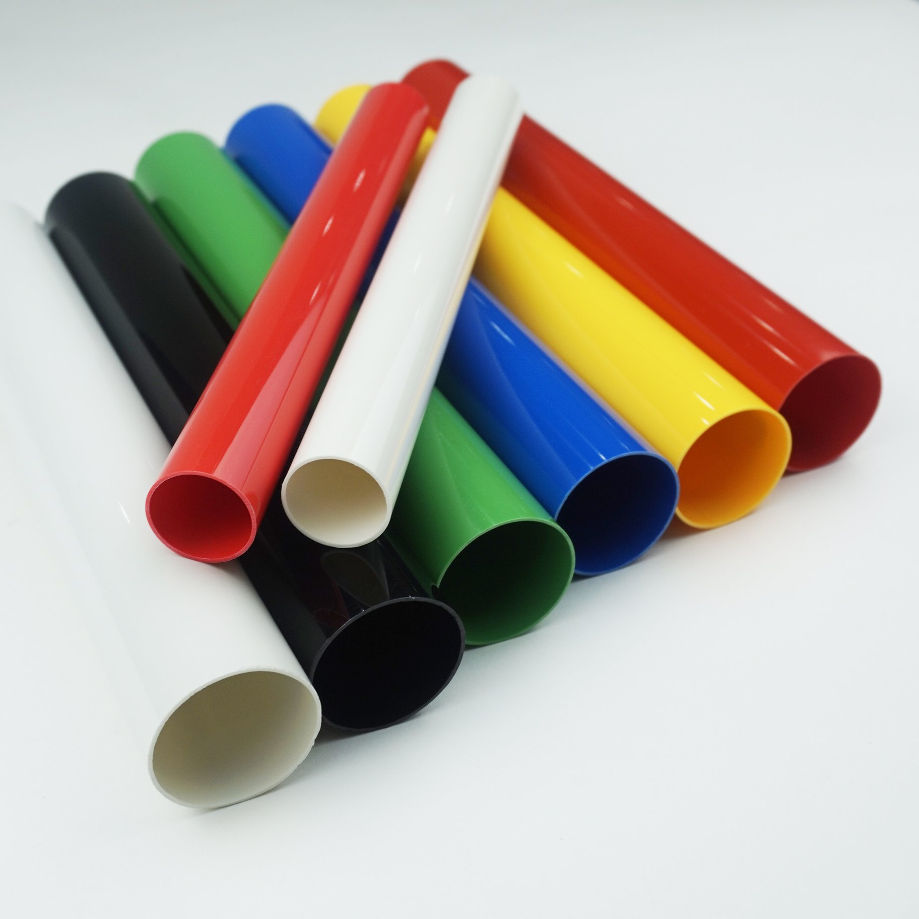 Direct factory customized ABS PE PP pvc plastic extrusion manufactures square round pipe furniture grade extruded plastic tube