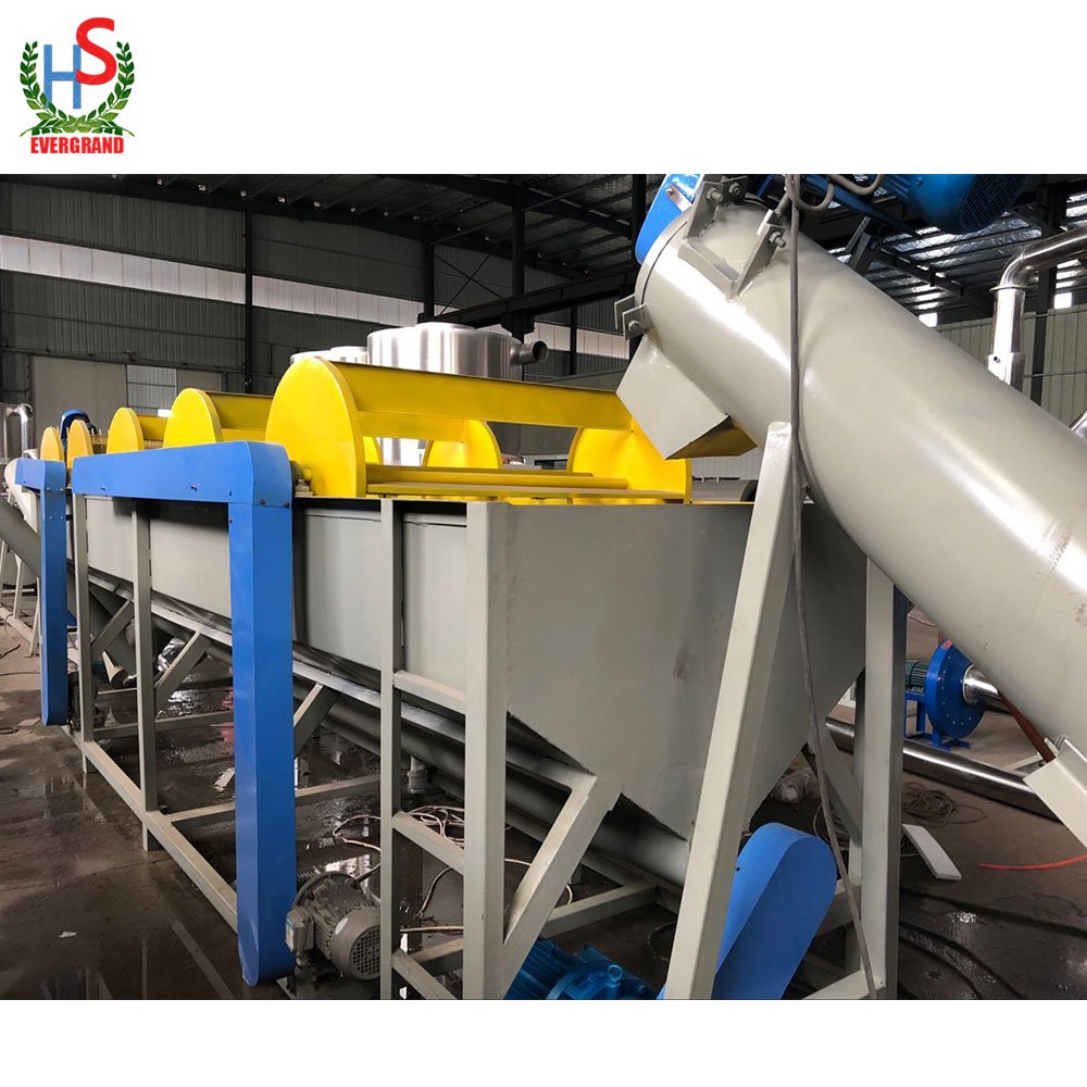 PET Bottle Plastic Washing Line Pp Pe Recycling Flakes Production Line Waste Recycling Plant with shredder machine