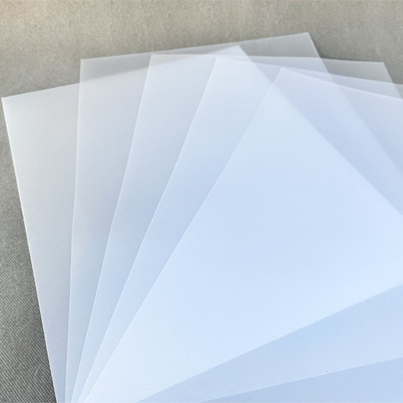 0.3 0.4 0.5mm Clear Frosted PP Sheet Roll Plastic PP Polypropylene Sheet For Binding Cover