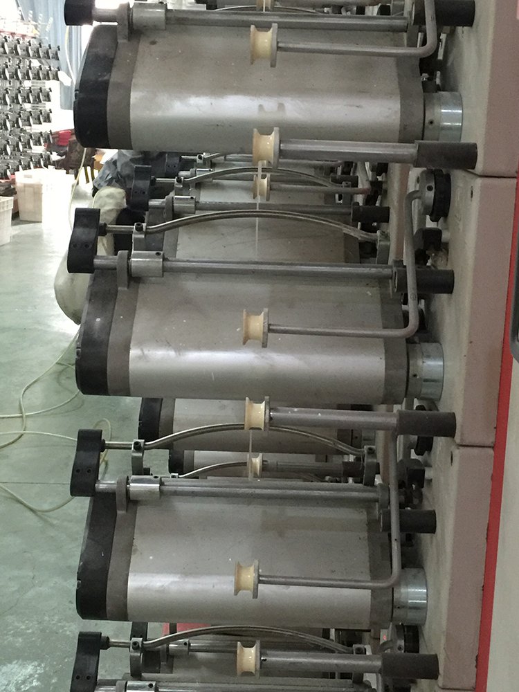 Cam type winding machine for flat yarn, drawed-tapes, pp woven sack production line