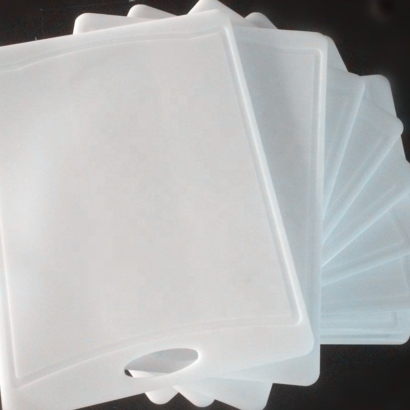 Custom 100% Eco-friendly Material Vegetable Fruit Meat PE Plastic Cutting Board LDPE Chopping Board