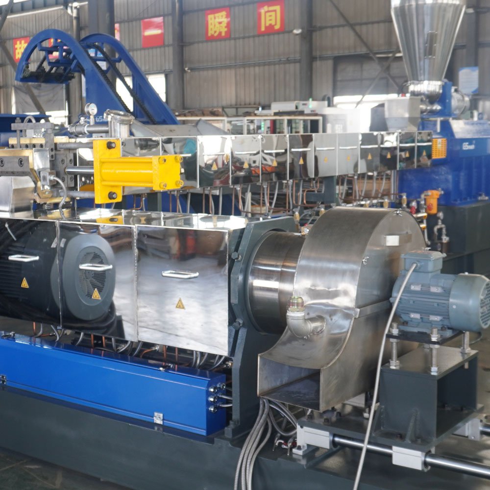 PVC HFFR compounding cable extruder hdpe wet type granulation machine EVA granule making machine