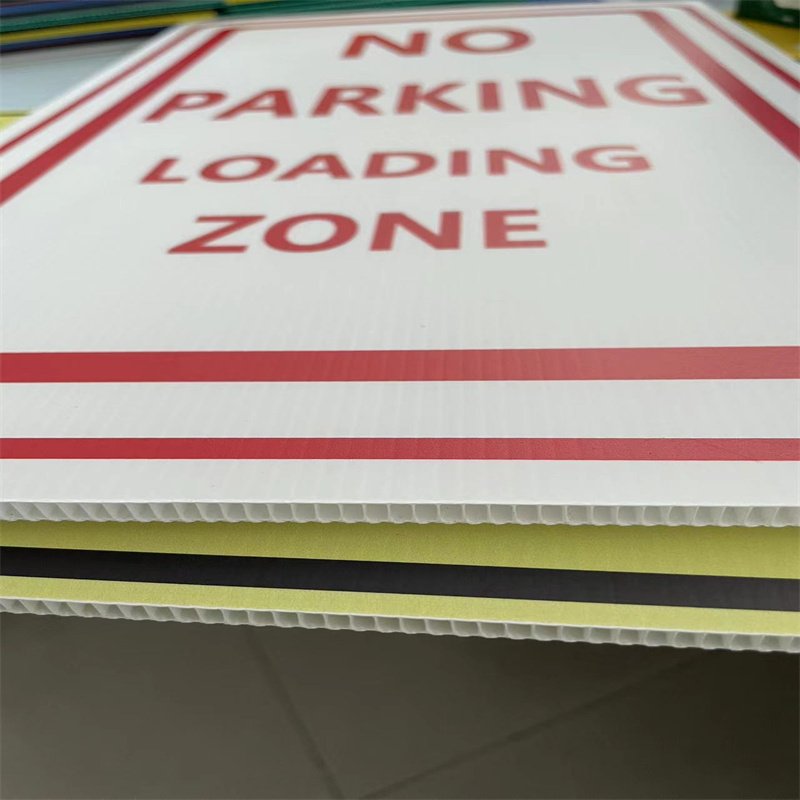 18 x 24 Corona Treatment UV Protection Coreflute PP Coroplast Campaign Yard Coroplast Plastic Corrugated Signs