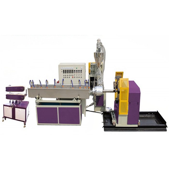 Durable Single Screw Extruder For Corrugation Tubes Flexible Plastic PP PE PVC PA Corrugated Pipe Making Machine