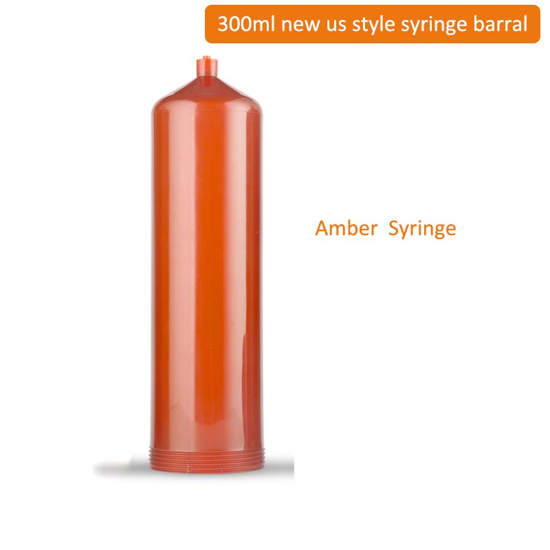 New USA 300ml Syringe cartridges system 300cc barrels outscrew design for industrial adhesive Dispenser equipment Components