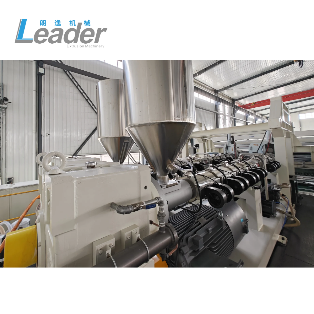 Plastic ABS PC PP PE Sheet Extrusion Making Machine