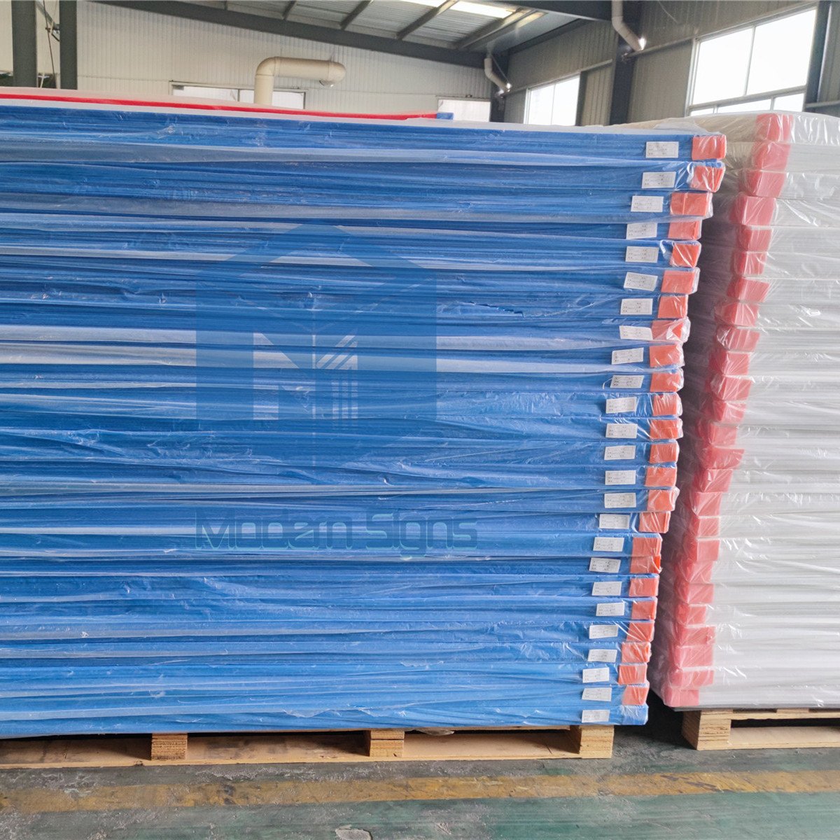 2mm-12mm white colors PP honeycomb panel PP hollow board