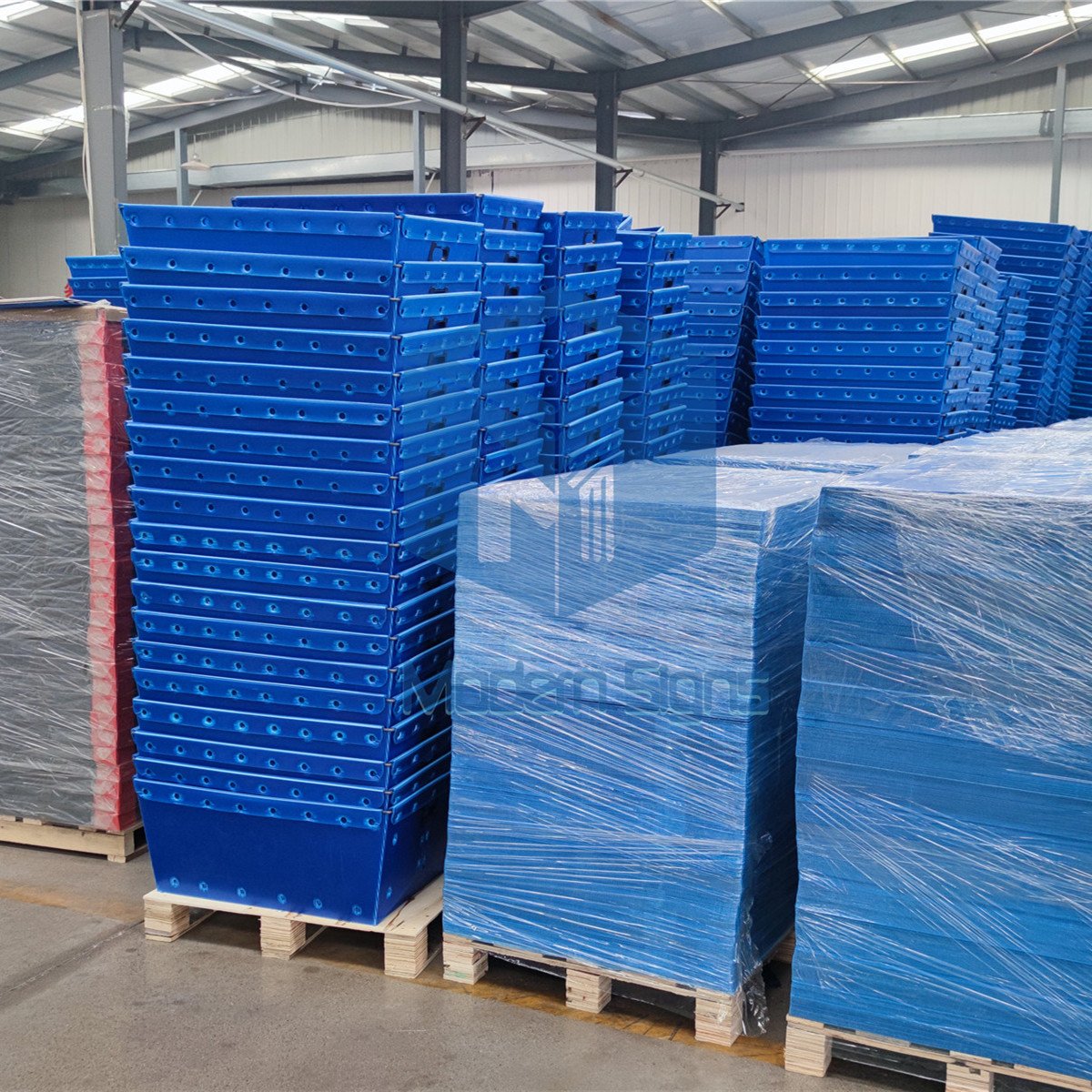 2mm-12mm white colors PP honeycomb panel PP hollow board