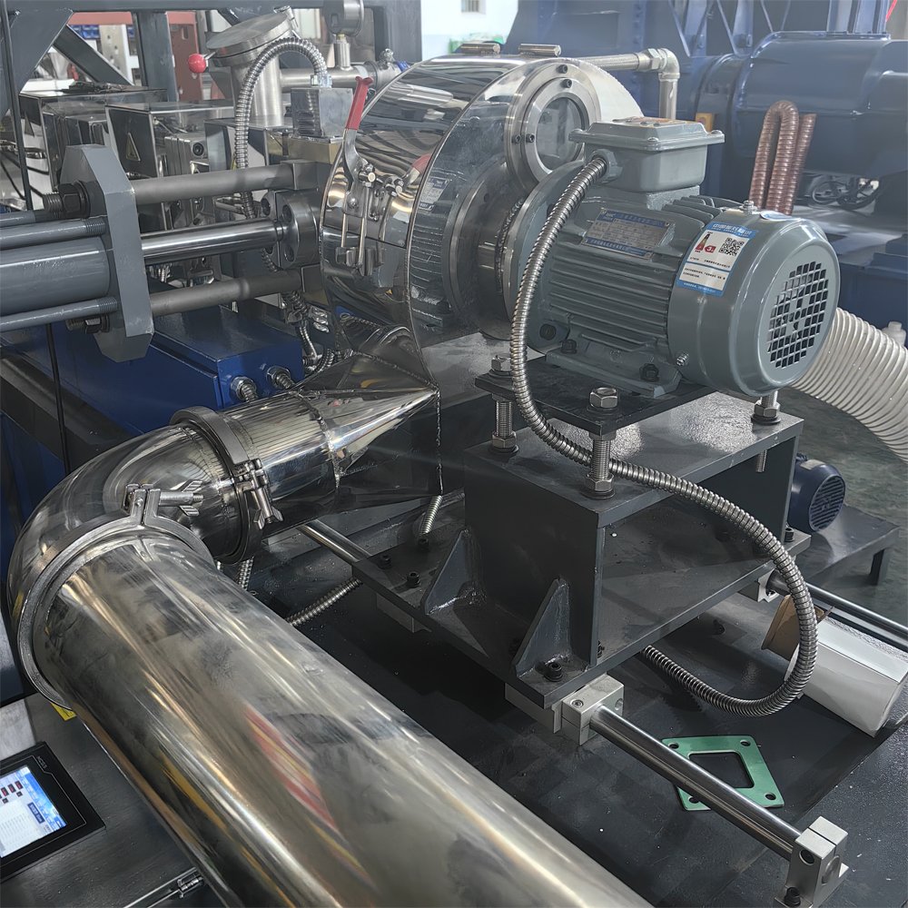 PP PE ABS Pigment Color Master Batch Pelletizing Line Carbon black Granulating Twin-screw Extruder with PLC