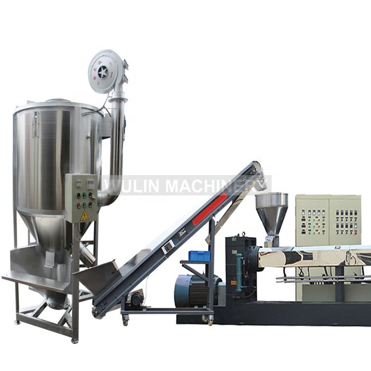 recycled plastic granules pelletizing line pp pe waste materials recycling nylon pelletizing machine