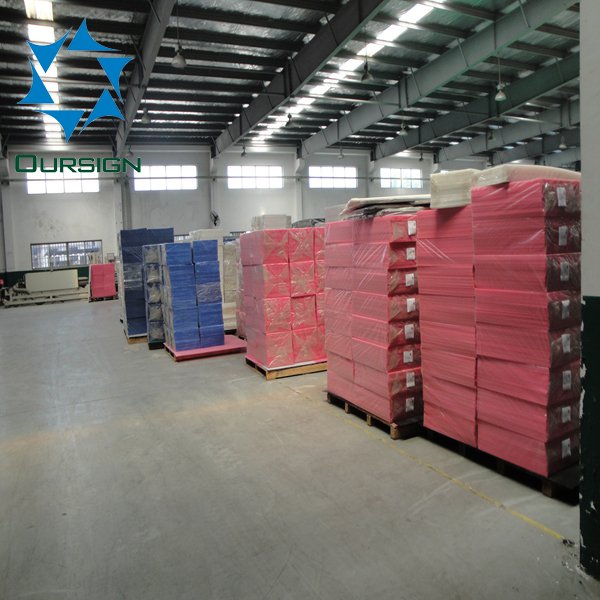OURSIGN Wholesale Custom Made Shape PP Material Corrugated Plastic Sign Board Printing Coroplast Yard Signs 48x96x5mm