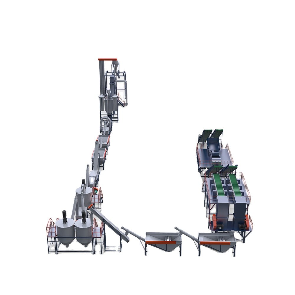 asia star automation PET Plastic Bottle Recycling Machine and PP PE Bottle Washing Line