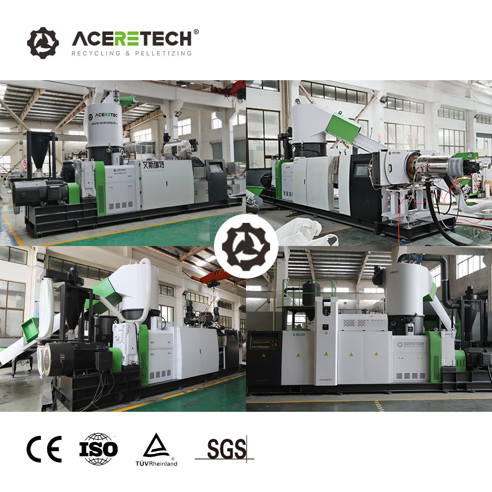 250-500KG/H China Products Plastic Bottle Recycling Machine pp/pe film granulation production line ACS-PRO