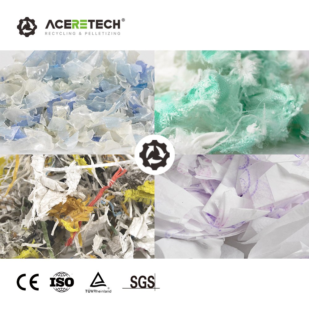250-500KG/H China Products Plastic Bottle Recycling Machine pp/pe film granulation production line ACS-PRO