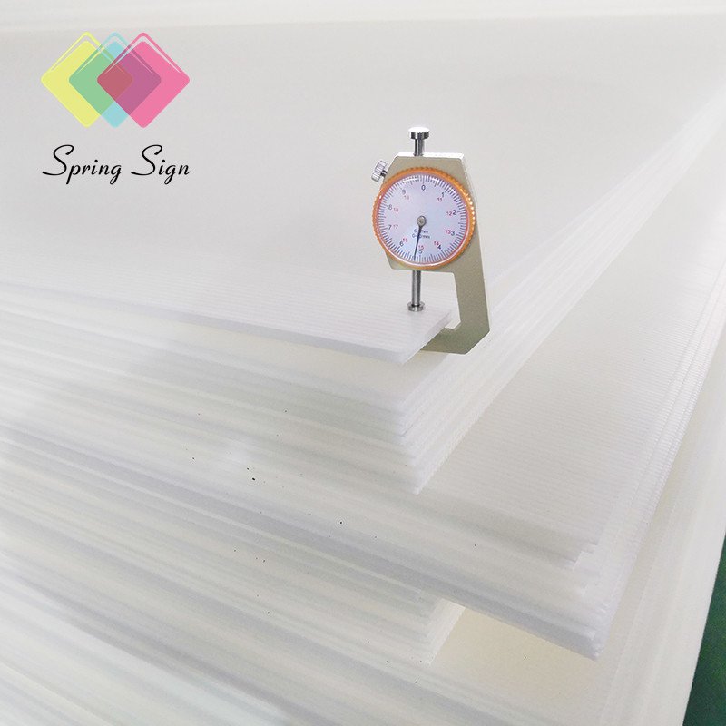 China Spring Sign Coroplast 4x8 3mm Polypropylene Corrugated PP Strip White Strong Corex Strip for Templates