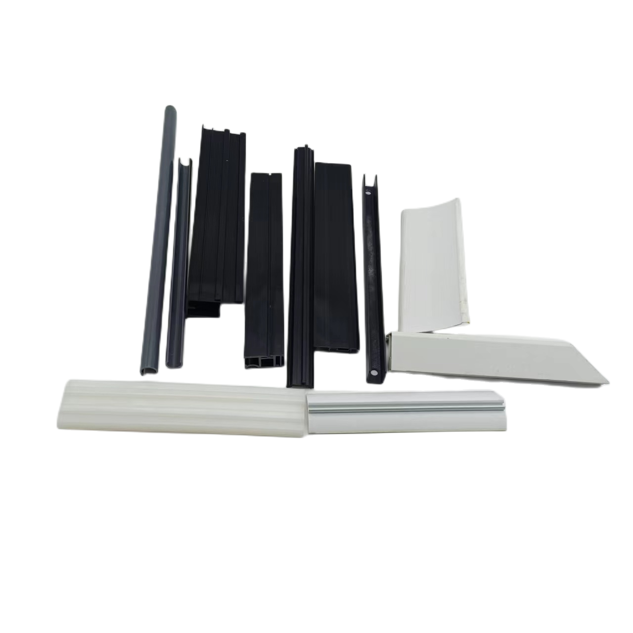 Good quality PVC/PC/ABS Plastic customized extruded rigid plastic profile extrusion pp plastic extrusion