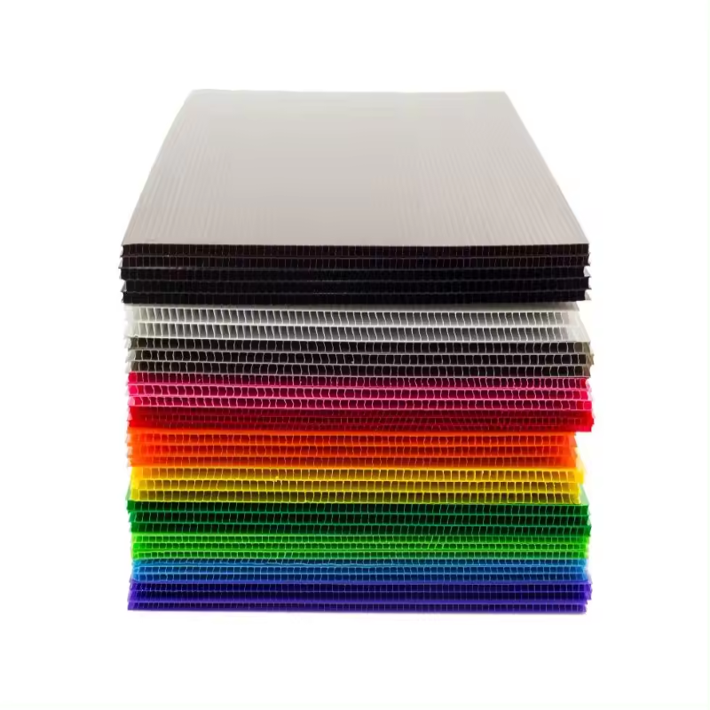 PP hollow board manufacturers anti-static flame retardant plastic corrugated board waterproof color hollow board