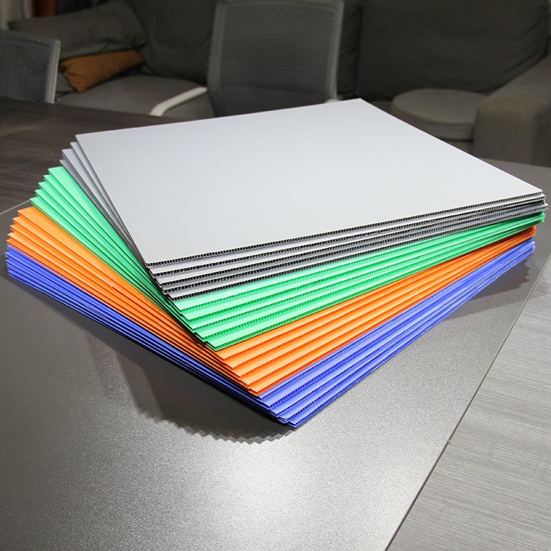 PP hollow board manufacturers anti-static flame retardant plastic corrugated board waterproof color hollow board