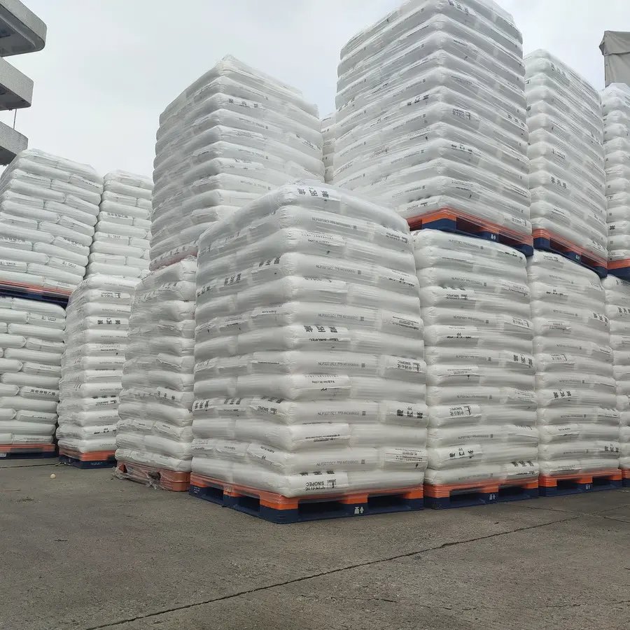 PP Granules Polypropylene Natural Color Plastic Raw Material PP Recycled Granule 25kg bags Milky White PP Granules