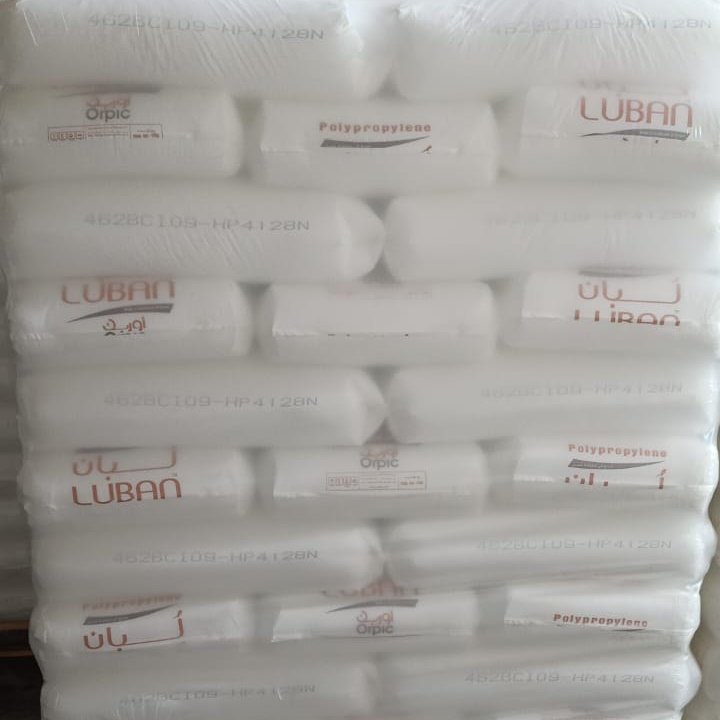LUBAN HP4128N High Quality Polypropylene Homopolymer Film Grade 25 KG Packaging PP Bags with High Flow Feature for Storage