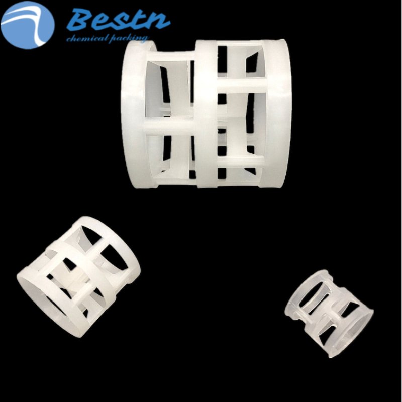 1" 1.5" 2" 3" Tower Random Packing PP RPP PE CPVC PVDF 100mm Plastic Pall Ring for Scrubber Tower