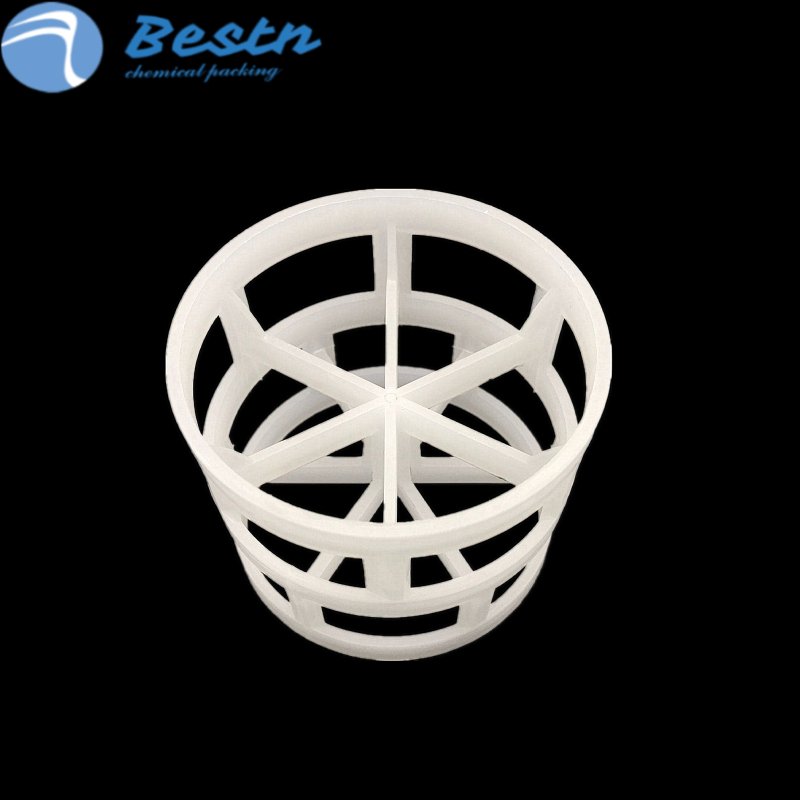 1" 1.5" 2" 3" Tower Random Packing PP RPP PE CPVC PVDF 100mm Plastic Pall Ring for Scrubber Tower