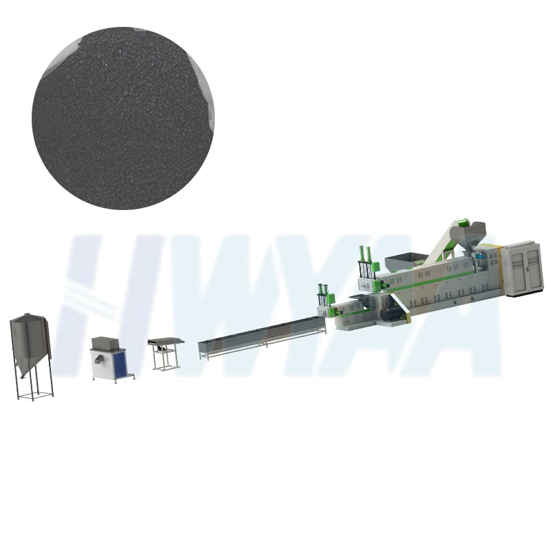 SJP-150-150 pelletizer making machine Granulating Production Line plastic recycling machine granulator for PP PE PVC in factory