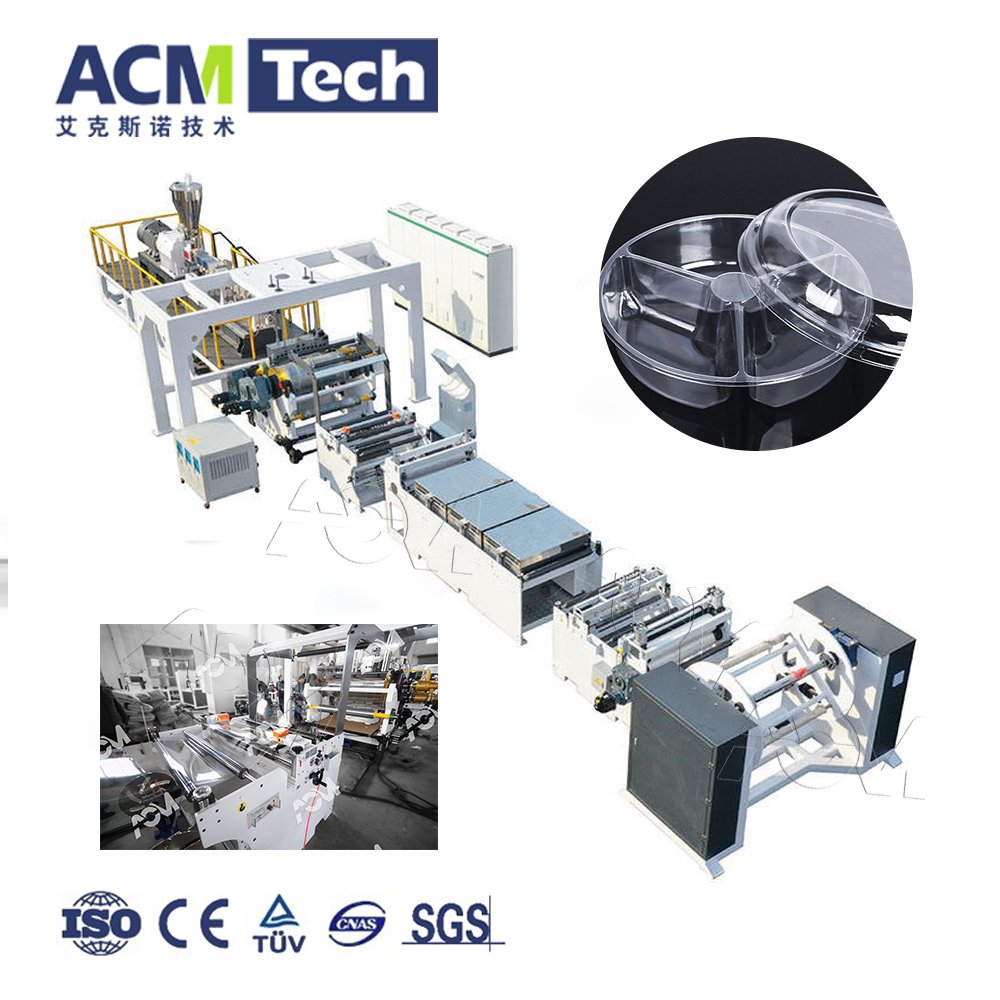 Plastic sheet Extruder Production Line PP PS ABS PET Sheet making machine
