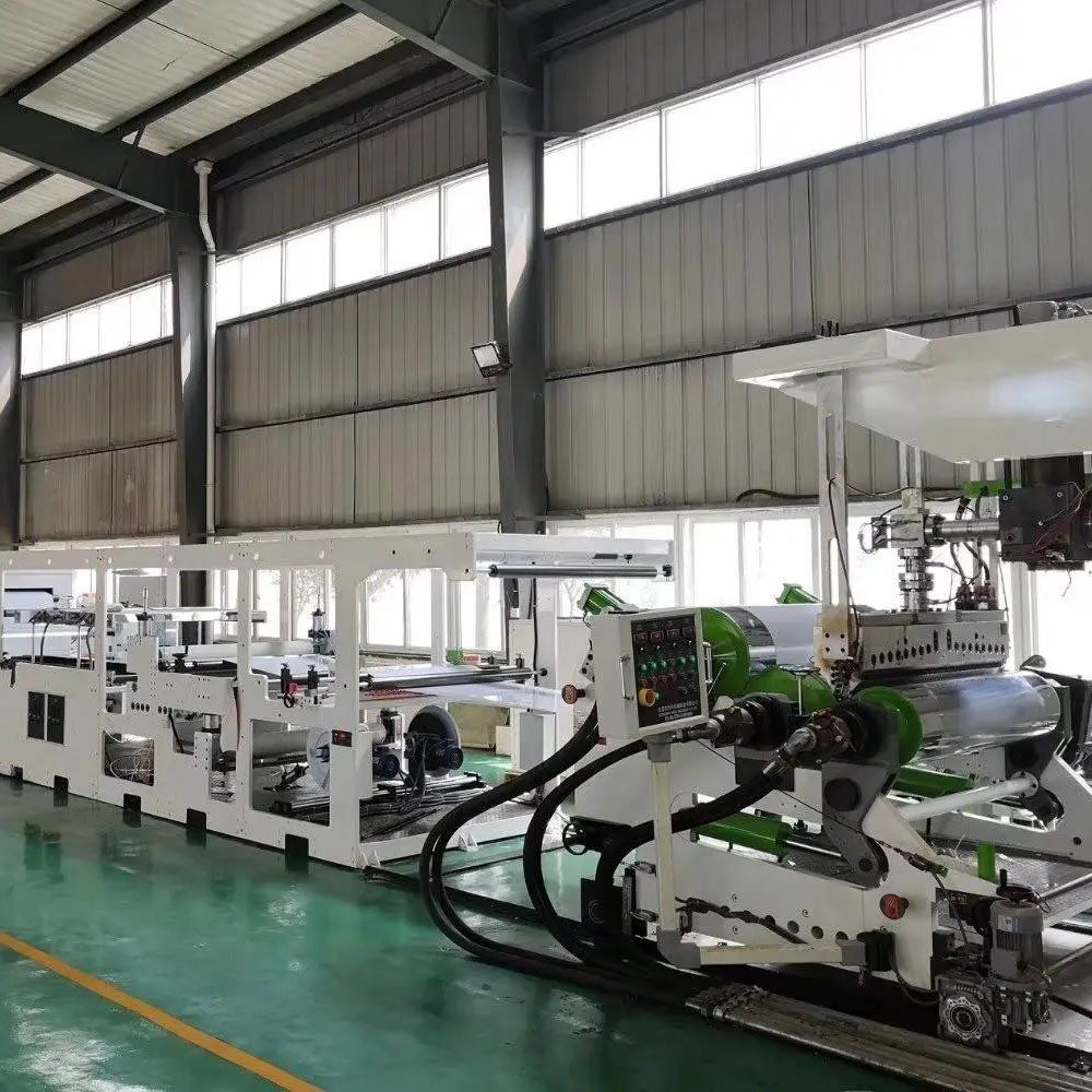 Pet Plastic Transparent Sheet Production Line Hdpe Plastic Sheet Rolls Extrusion PP sheet Making Machine