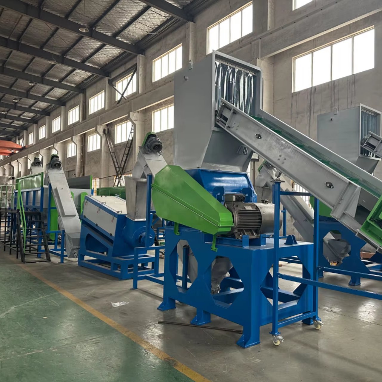 Waste PP PE recycled machine ldpe hdpe plastic recycling washing machine