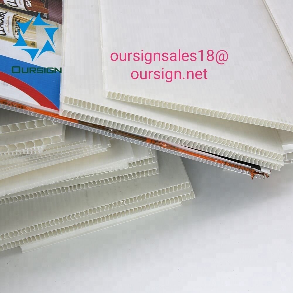 Corrugated Coroplast PP Plastic Fluted Polypropylene Plastic Hollow Board Sheet