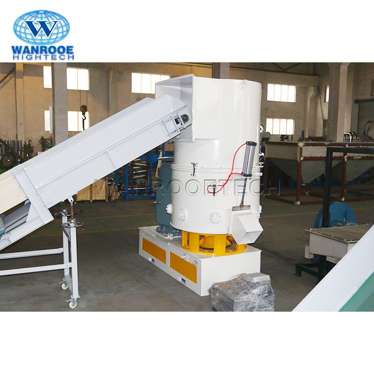 High Capacity PP/PE/PET/PVC/HDPE/LDPE Plastic Film Fiber Densifier Agglomerator Machine