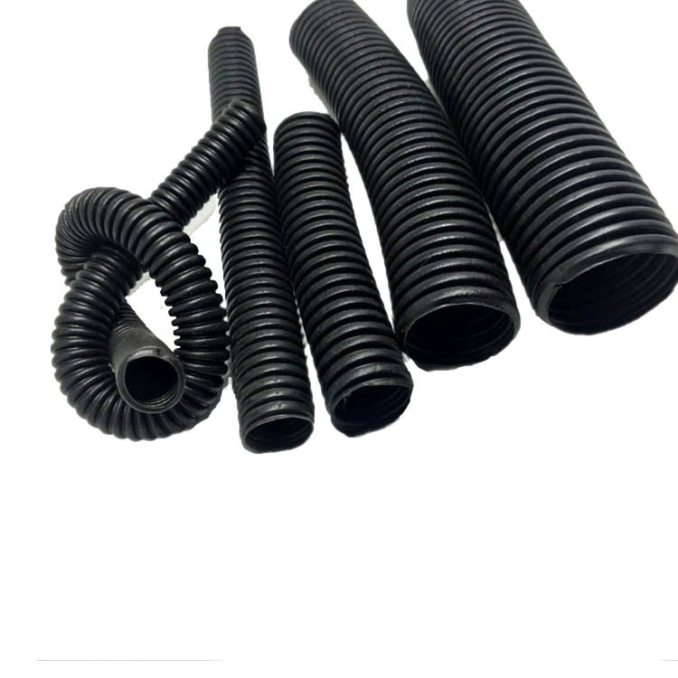 Flame Retardant flexible plastic bellows tube PA/PP/PE Corrugated Hose Plastic Tube Corrugated Pipe