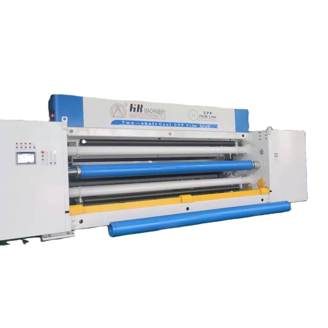 HB Machinery CPP transparent film making machine for food bags and lamination with aluminum foil