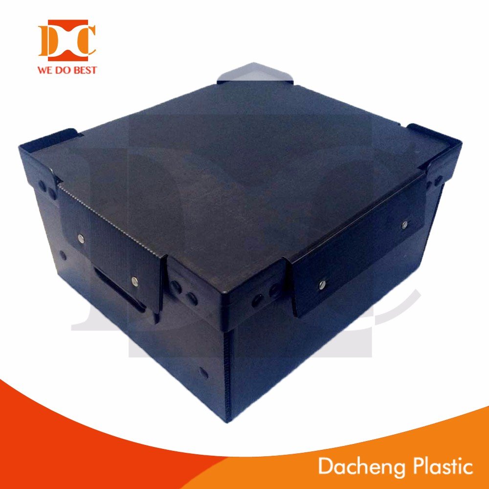 pp plastic corrugated moving box with lid