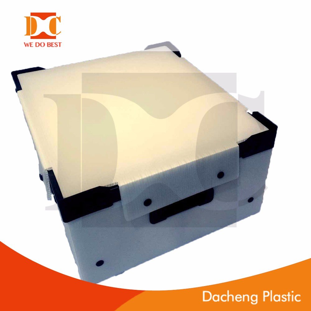 pp plastic corrugated moving box with lid