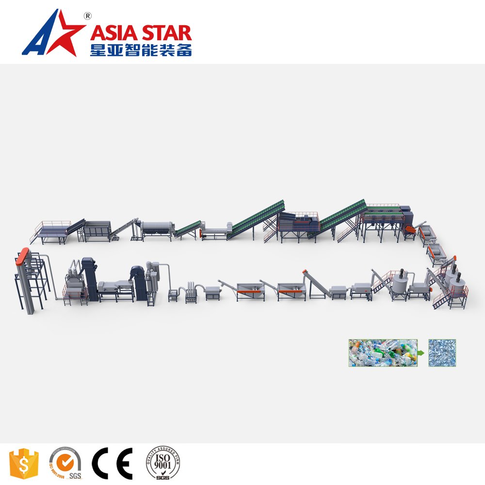 PE PP LDPE plastic film washing recycling Machine Plastic Bottle Washing Line