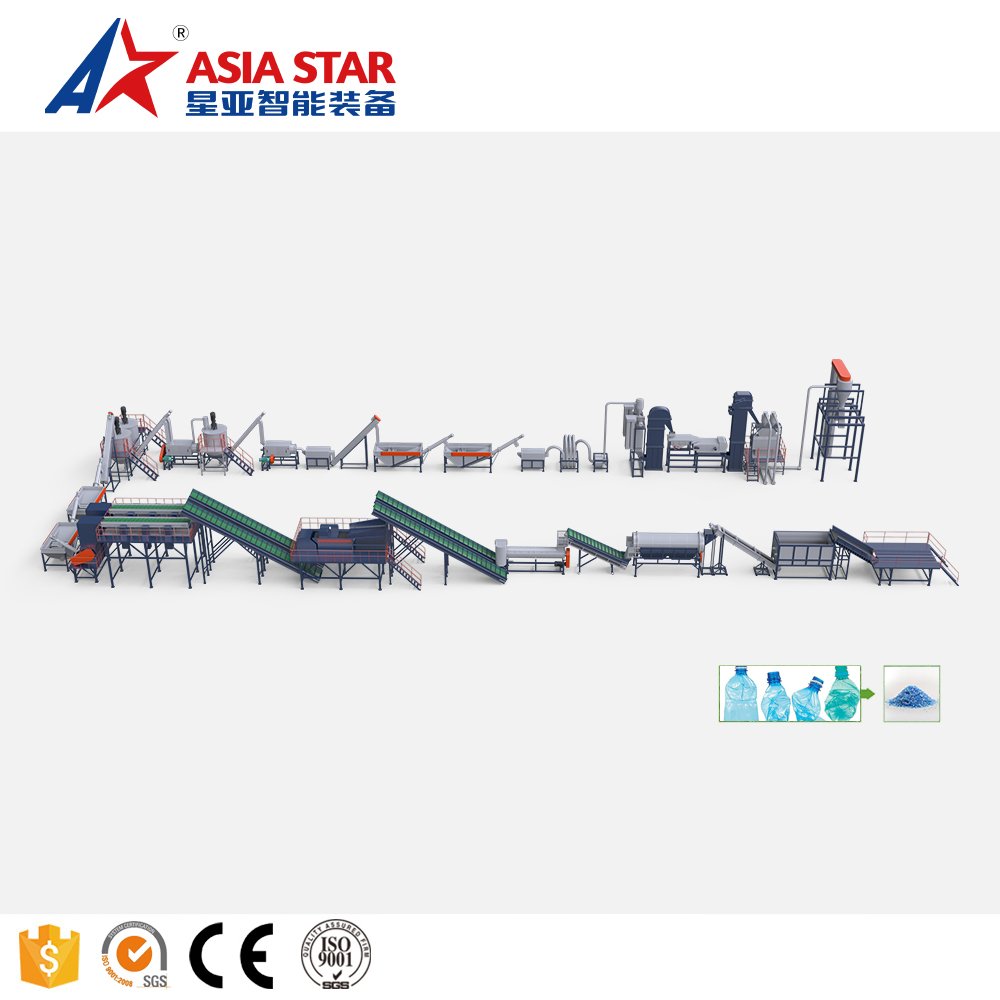 PE PP LDPE plastic film washing recycling Machine Plastic Bottle Washing Line