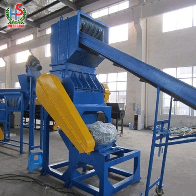 Recycling Machine PET Polyester Staple Fiber Making Equipment with Dewatering Machine for Pet Plastic Bottles