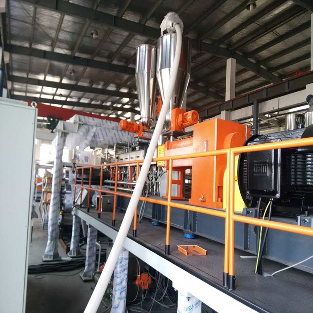 Best Quality Plastic Sheet Rolls Production Line PP HDPE Sheet Extruder Color Pet Sheet Making Machine