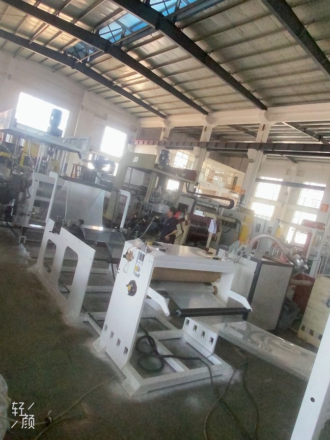 PP sheet machine in Vietnam factory working big production output capacity