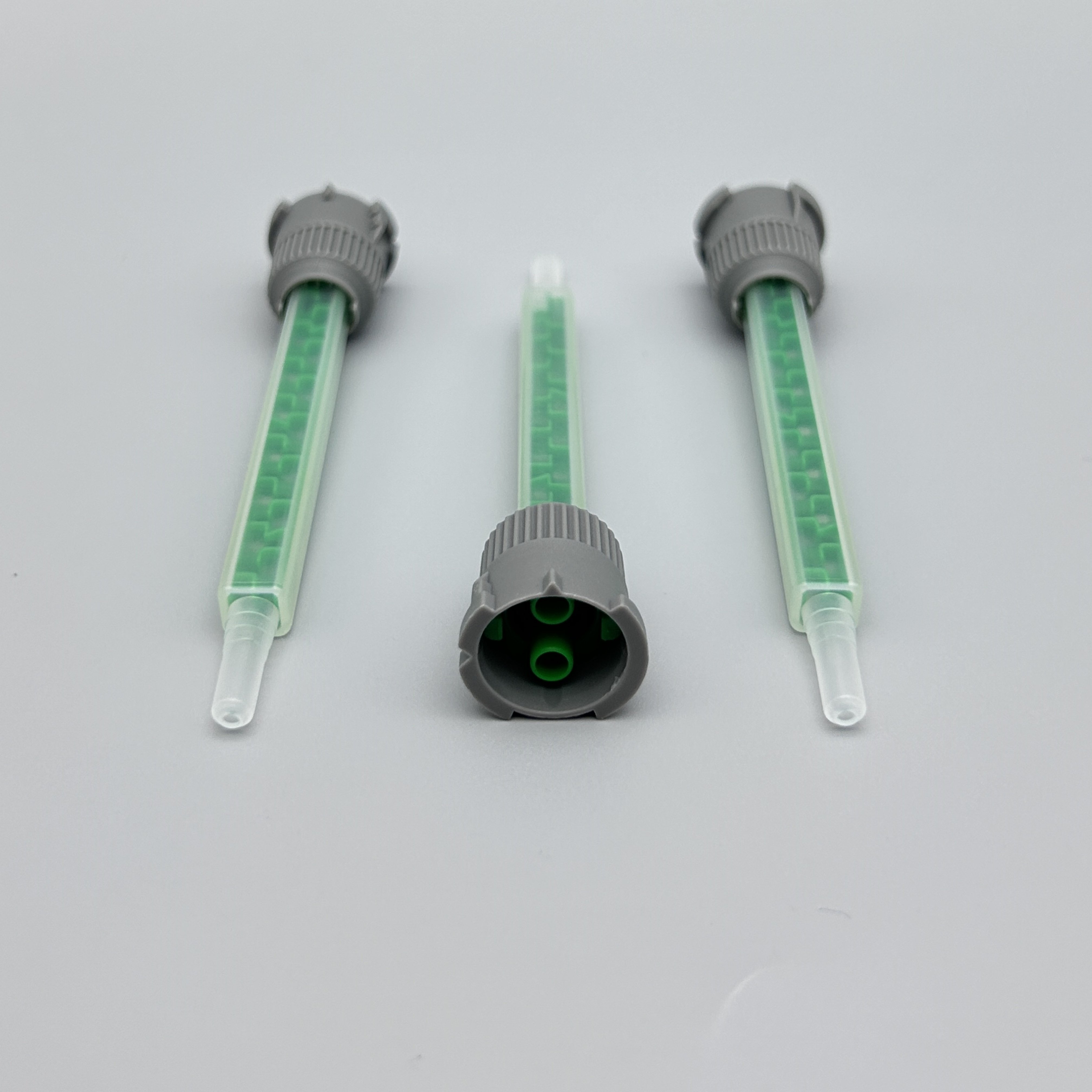 ME05-16S(1:1) Static Mixer 2nd Generation AB Green Square Grey Seat Mixing Tube Mixing Nozzle T-Mixing Tip