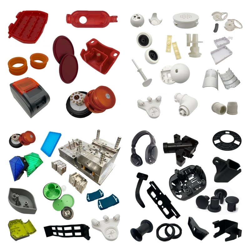 Free Design ABS PP PC PC+ABS Micro Injection Parts Custom Precision Injection Mould Molding Steel Part Metal Insert Plastic