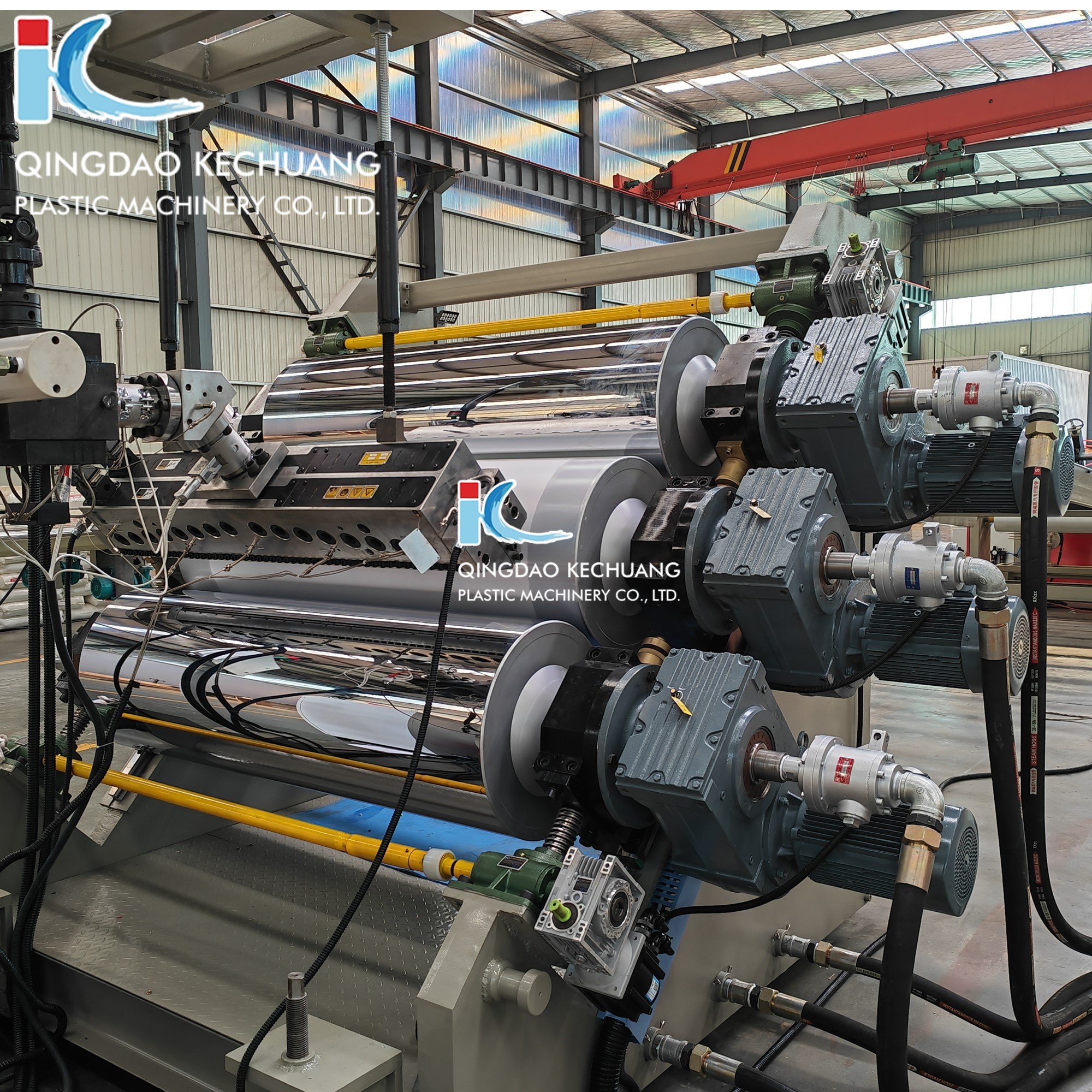 Automatic Plastic Sheet Extrusion Machine for HDPE PP PS ABS PC sheet Manufacturing Plants plastic extruder